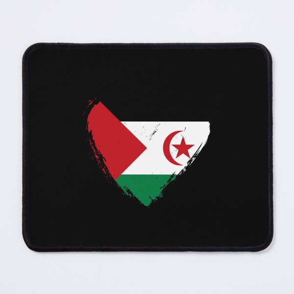 Item preview, Distressed Western Sahara Flag Heart EH designed and sold by shitpostee.