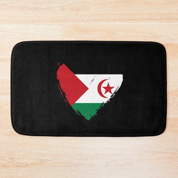 Item preview, Distressed Western Sahara Flag Heart EH designed and sold by shitpostee.