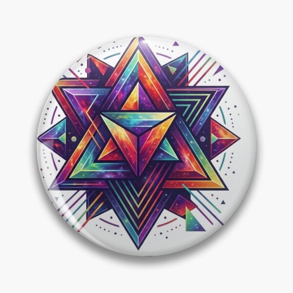 Item preview, Starry Cosmic Prism - Geometric Abstraction designed and sold by StyleArtStudio.