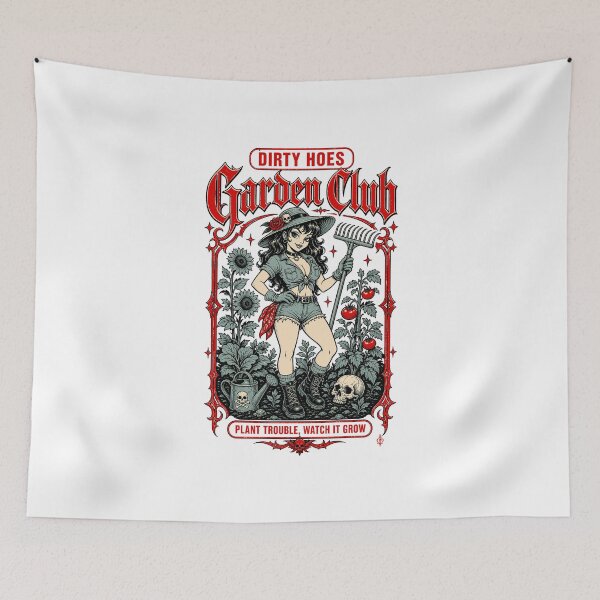 Item preview, Dirty Hoes Garden Club Plant Trouble designed and sold by LuminOrb.