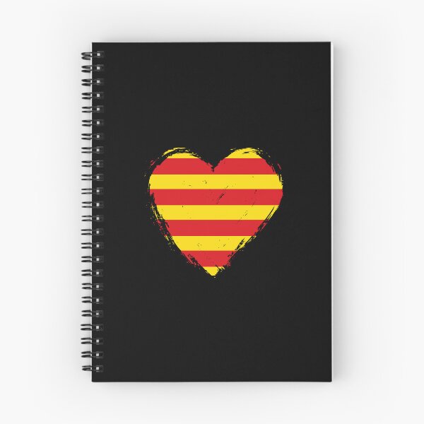 Item preview, Distressed Catalonia Flag Heart CT designed and sold by shitpostee.