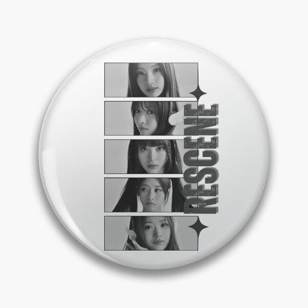 Item preview, Rescenee Global Vocal KPOP Girl Group Black and White Collage Digital Art Portrait designed and sold by AJUNICE STUDIO.