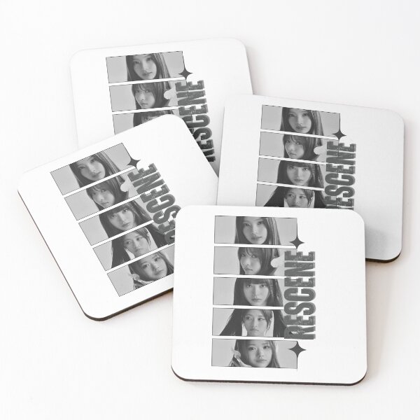 Item preview, Rescenee Global Vocal KPOP Girl Group Black and White Collage Digital Art Portrait designed and sold by AJUNICE STUDIO.