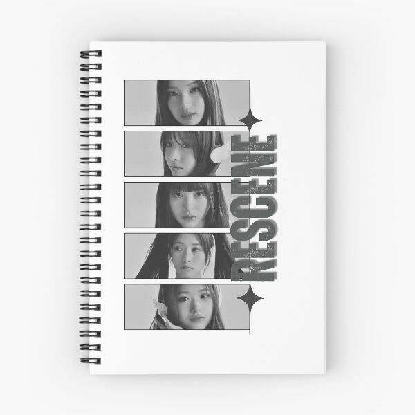 Item preview, Rescenee Global Vocal KPOP Girl Group Black and White Collage Digital Art Portrait designed and sold by AJUNICE STUDIO.