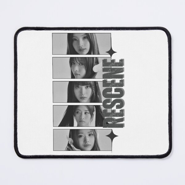 Item preview, Rescenee Global Vocal KPOP Girl Group Black and White Collage Digital Art Portrait designed and sold by AJUNICE STUDIO.