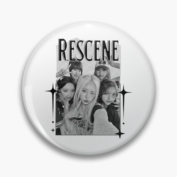 Item preview, Rescenee Global Vocal KPOP Girl Group Black and White Collage Digital Art Portrait designed and sold by AJUNICE STUDIO.