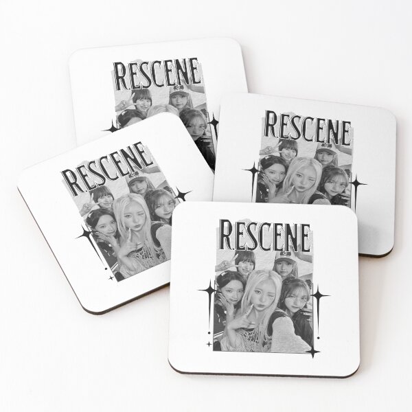 Item preview, Rescenee Global Vocal KPOP Girl Group Black and White Collage Digital Art Portrait designed and sold by AJUNICE STUDIO.