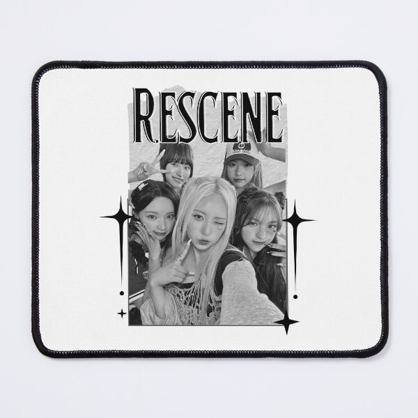 Item preview, Rescenee Global Vocal KPOP Girl Group Black and White Collage Digital Art Portrait designed and sold by AJUNICE STUDIO.