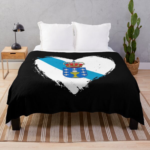 Item preview, Distressed Galicia Flag Heart GA designed and sold by shitpostee.