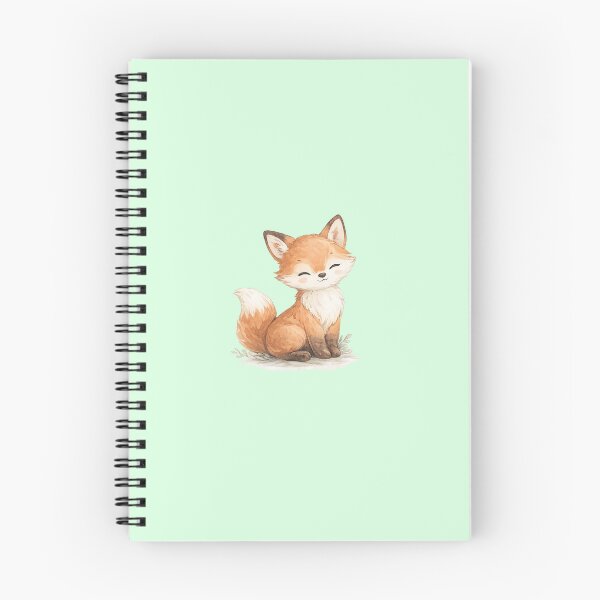 Item preview, Cute Woodland Fox Watercolour | Nursery Animal Illustration | Pastel Green designed and sold by Heavensentshop.