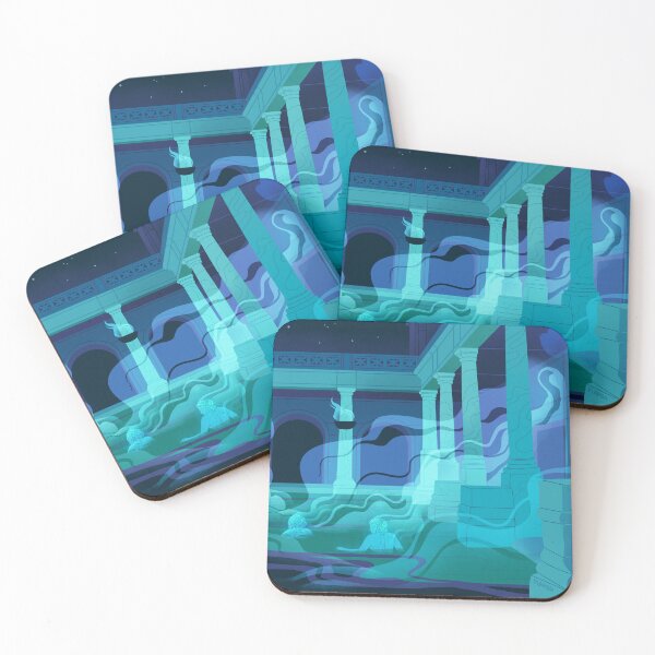 Item preview, Night at the Baths - Aqua SFW designed and sold by flaroh.