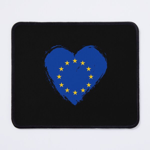 Item preview, Distressed European Union Flag Heart EU designed and sold by shitpostee.