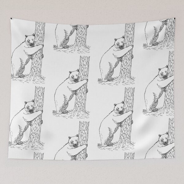Item preview, Bear Hug Among the Pines designed and sold by MatildaLockwood.