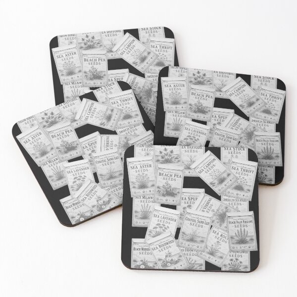 Item preview, Vintage Seed Packets PRINT ONLY NOT REAL- Coastal Wildflowers Series 001-020  designed and sold by Beachy.