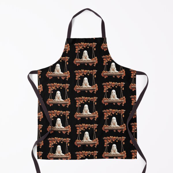Item preview, Ghost on Autumn Leaf Swing designed and sold by Hillonmary.