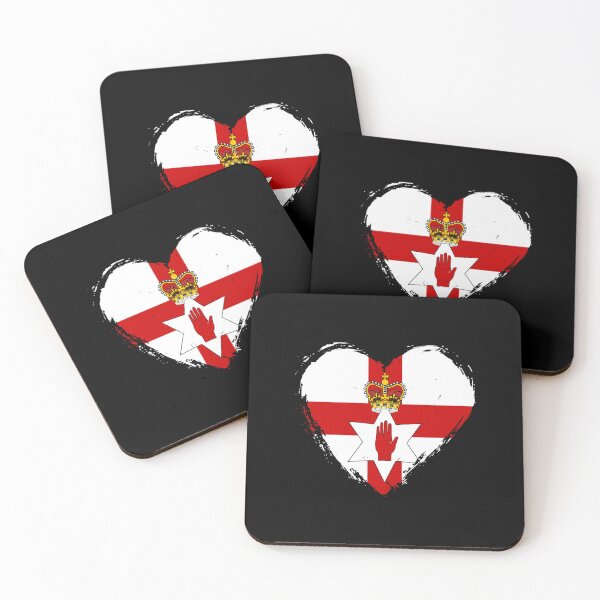Item preview, Distressed Northern Ireland Flag Heart GB-NIR designed and sold by shitpostee.