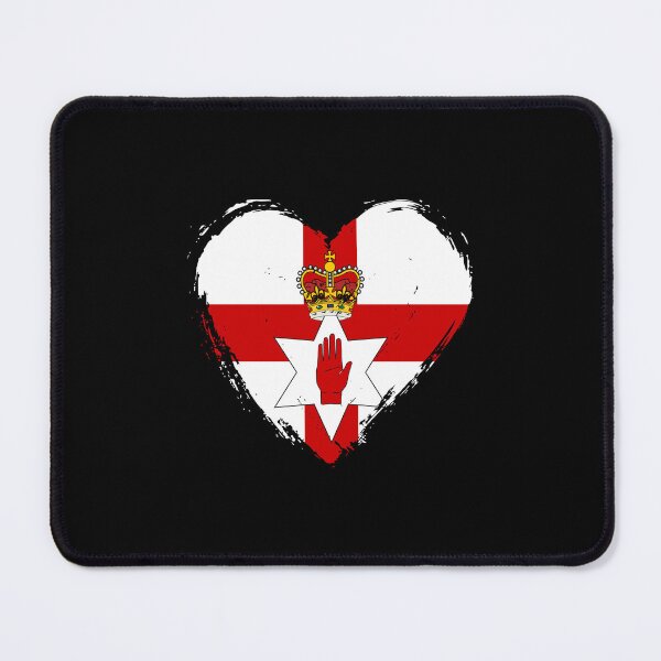 Item preview, Distressed Northern Ireland Flag Heart GB-NIR designed and sold by shitpostee.