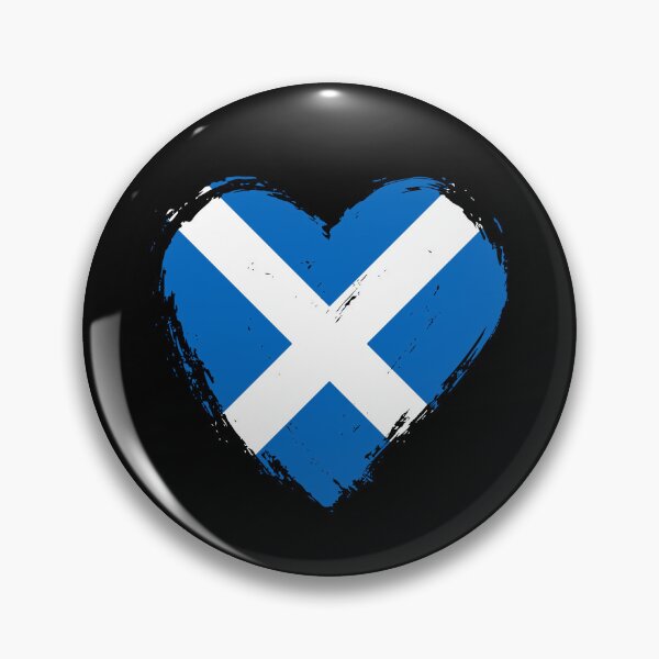 Item preview, Distressed Scotland Flag Heart GB-SCT designed and sold by shitpostee.