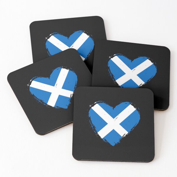 Item preview, Distressed Scotland Flag Heart GB-SCT designed and sold by shitpostee.