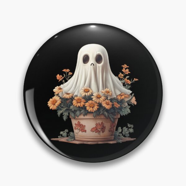 Item preview, Ghost Hiding in Flower Pot designed and sold by Hillonmary.