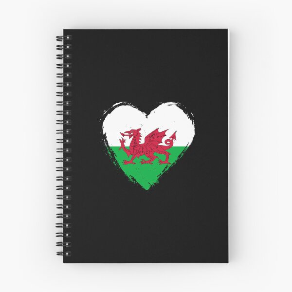 Item preview, Distressed Wales Flag Heart GB-WLS designed and sold by shitpostee.