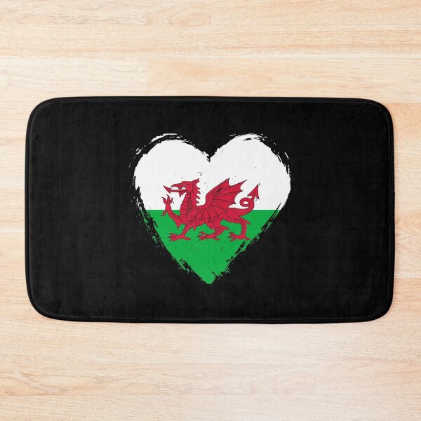 Item preview, Distressed Wales Flag Heart GB-WLS designed and sold by shitpostee.