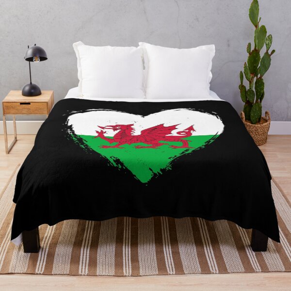 Item preview, Distressed Wales Flag Heart GB-WLS designed and sold by shitpostee.