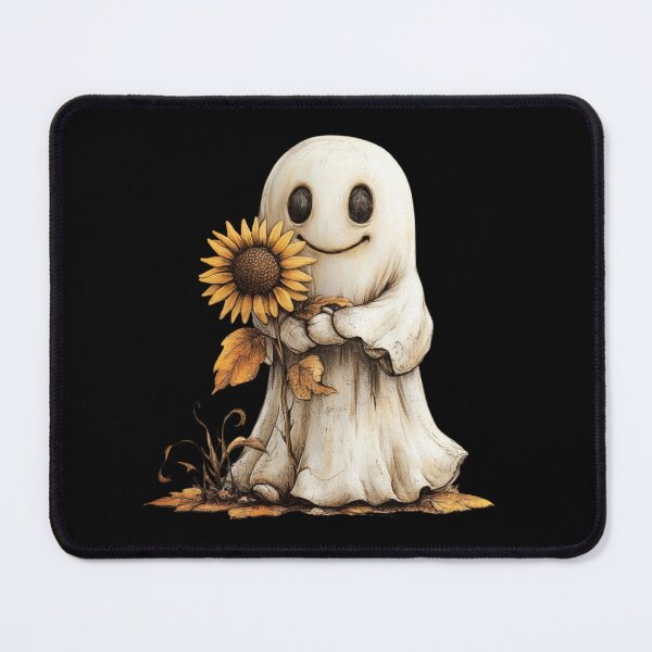 Item preview, Charming Ghost with Sunflower designed and sold by Hillonmary.