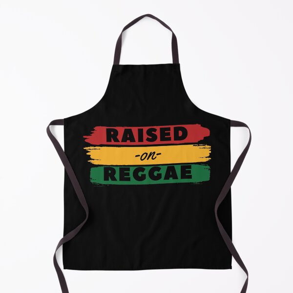Item preview, Raised on Reggae Distressed Reggae Rasta Flag Colors designed and sold by RastaColors.