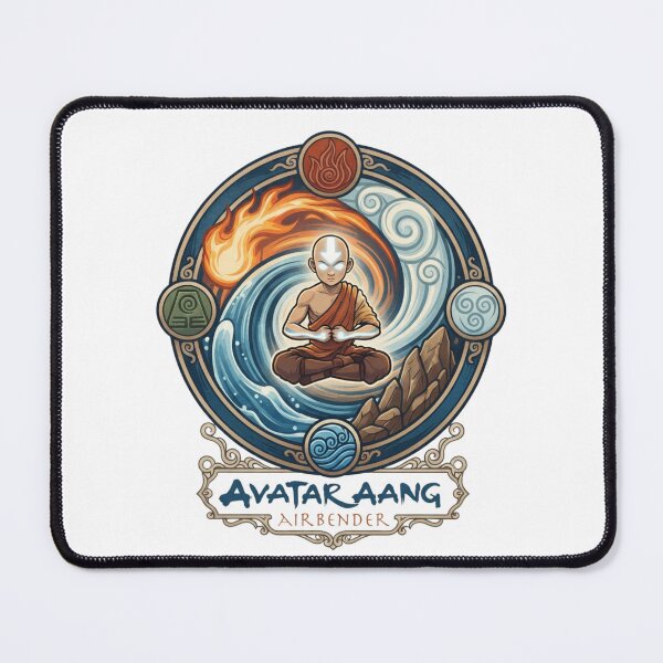 Item preview, Avatar Aang Airbender Elemental Balance Graphic Design T-Shirt & Print designed and sold by Art Wave Studio.