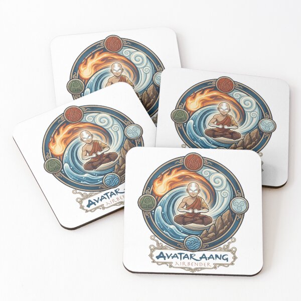 Item preview, Avatar Aang Airbender Elemental Balance Graphic Design T-Shirt & Print designed and sold by Art Wave Studio.