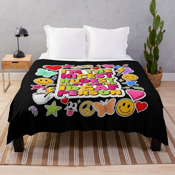 Item preview, I'm The Nicest Rudest Most Caring IDGAF Person Sarcastic Humor designed and sold by Redgiant87x.