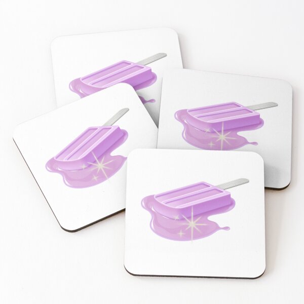 Item preview, Sparkling Melting Purple Popsicle Kawaii designed and sold by Loly-Press.