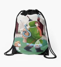 Lost in Space Drawstring Bag