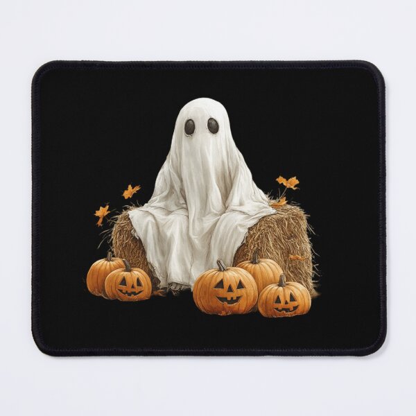 Item preview, Ghost on a Hay Bale designed and sold by Hillonmary.