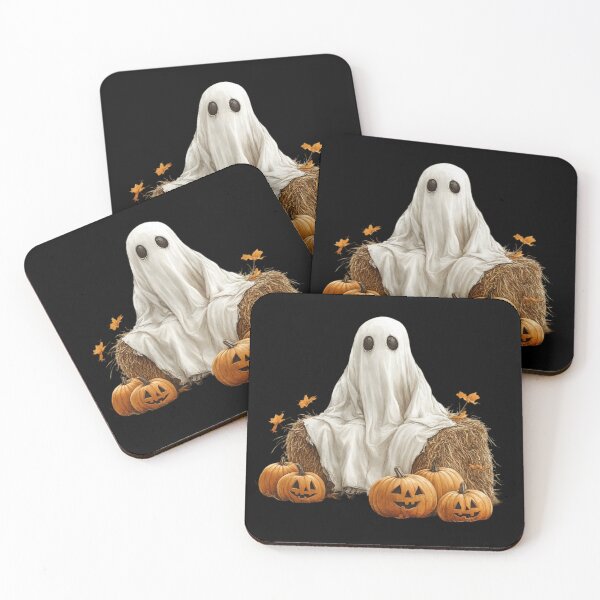 Item preview, Ghost on a Hay Bale designed and sold by Hillonmary.