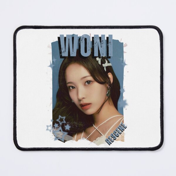 Item preview, Rescenee Woni Global Vocal KPOP Girl Group Black and White Collage Digital Art Portrait designed and sold by AJUNICE STUDIO.