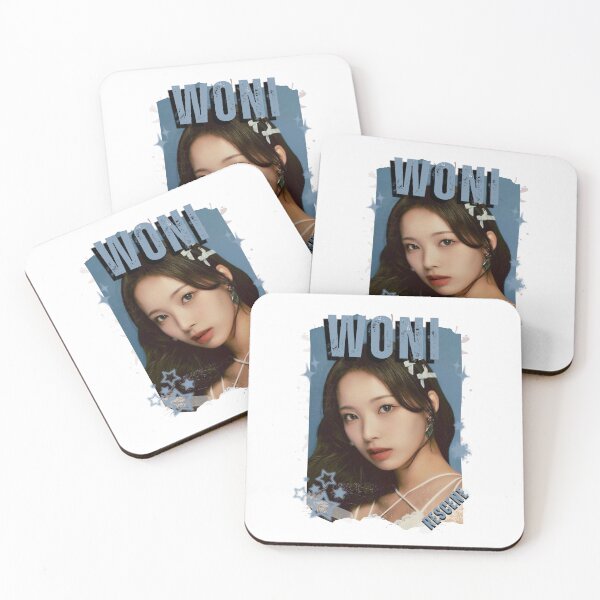 Item preview, Rescenee Woni Global Vocal KPOP Girl Group Black and White Collage Digital Art Portrait designed and sold by AJUNICE STUDIO.