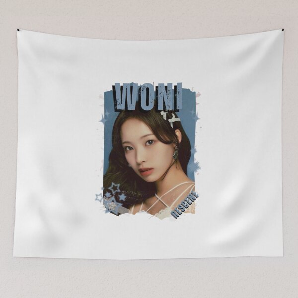 Item preview, Rescenee Woni Global Vocal KPOP Girl Group Black and White Collage Digital Art Portrait designed and sold by AJUNICE STUDIO.
