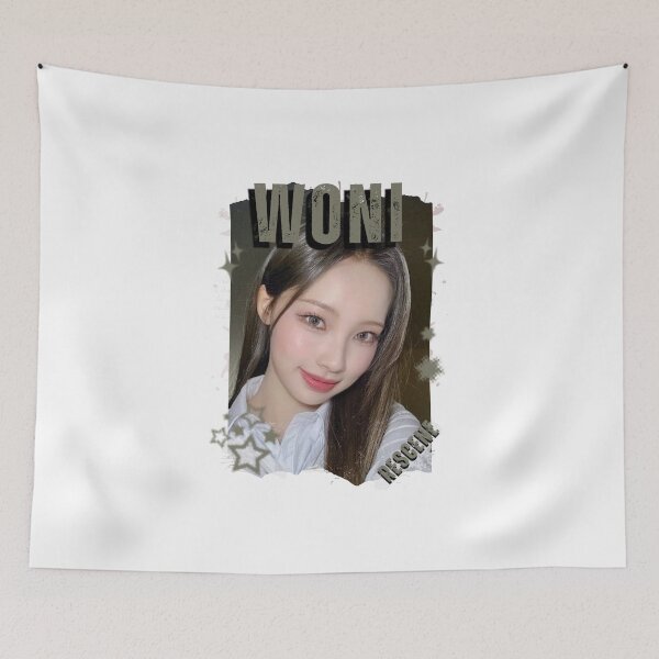 Item preview, Rescenee Woni Global Vocal KPOP Girl Group Black and White Collage Digital Art Portrait designed and sold by AJUNICE STUDIO.