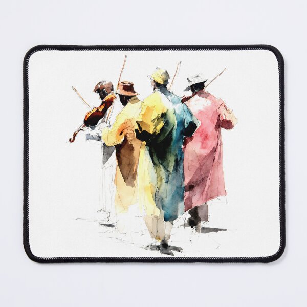 Item preview, Watercolor Violin Quartet designed and sold by Design Atlas.