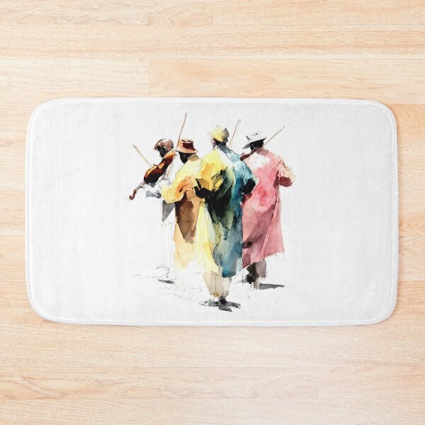 Item preview, Watercolor Violin Quartet designed and sold by Design Atlas.
