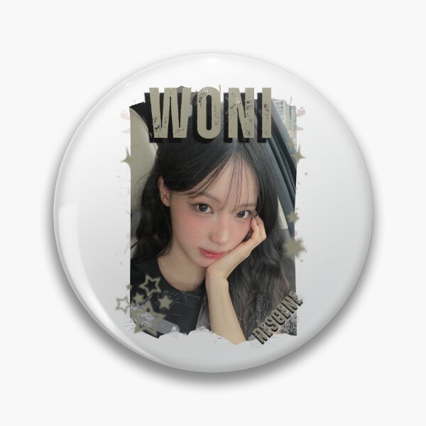 Item preview, Rescenee Woni Global Vocal KPOP Girl Group Black and White Collage Digital Art Portrait designed and sold by AJUNICE STUDIO.