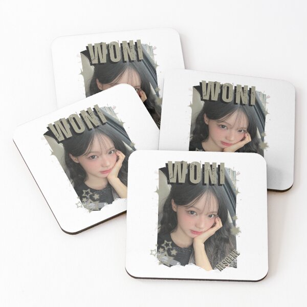 Item preview, Rescenee Woni Global Vocal KPOP Girl Group Black and White Collage Digital Art Portrait designed and sold by AJUNICE STUDIO.