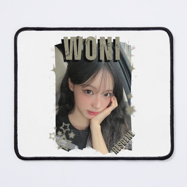 Item preview, Rescenee Woni Global Vocal KPOP Girl Group Black and White Collage Digital Art Portrait designed and sold by AJUNICE STUDIO.