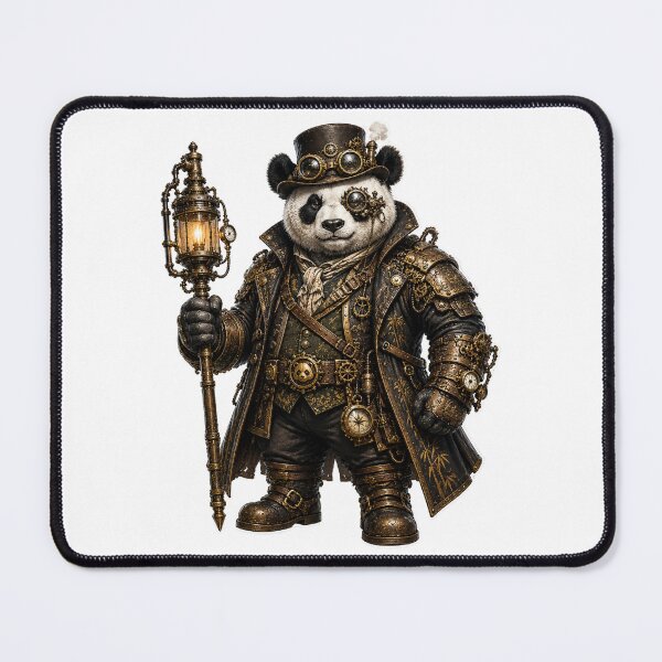 Item preview, Steampunk Panda designed and sold by VerdePegajoso.