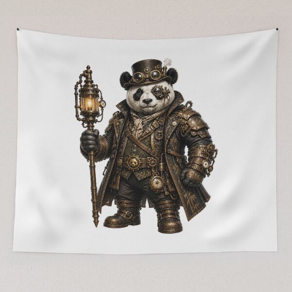 Item preview, Steampunk Panda designed and sold by VerdePegajoso.