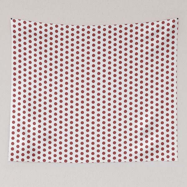 Item preview, Minimalist Dark Red Volleyball Sports Shape Graphic designed and sold by pattern-archive.