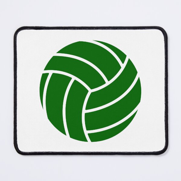 Item preview, Minimalist Dark Green Volleyball Sports Shape Graphic designed and sold by pattern-archive.