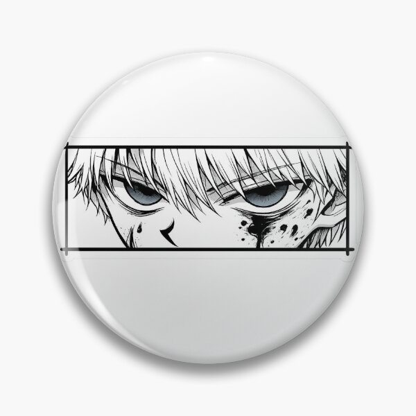 Item preview, Killua Cold Eyes Sticker designed and sold by Pastel Anime.